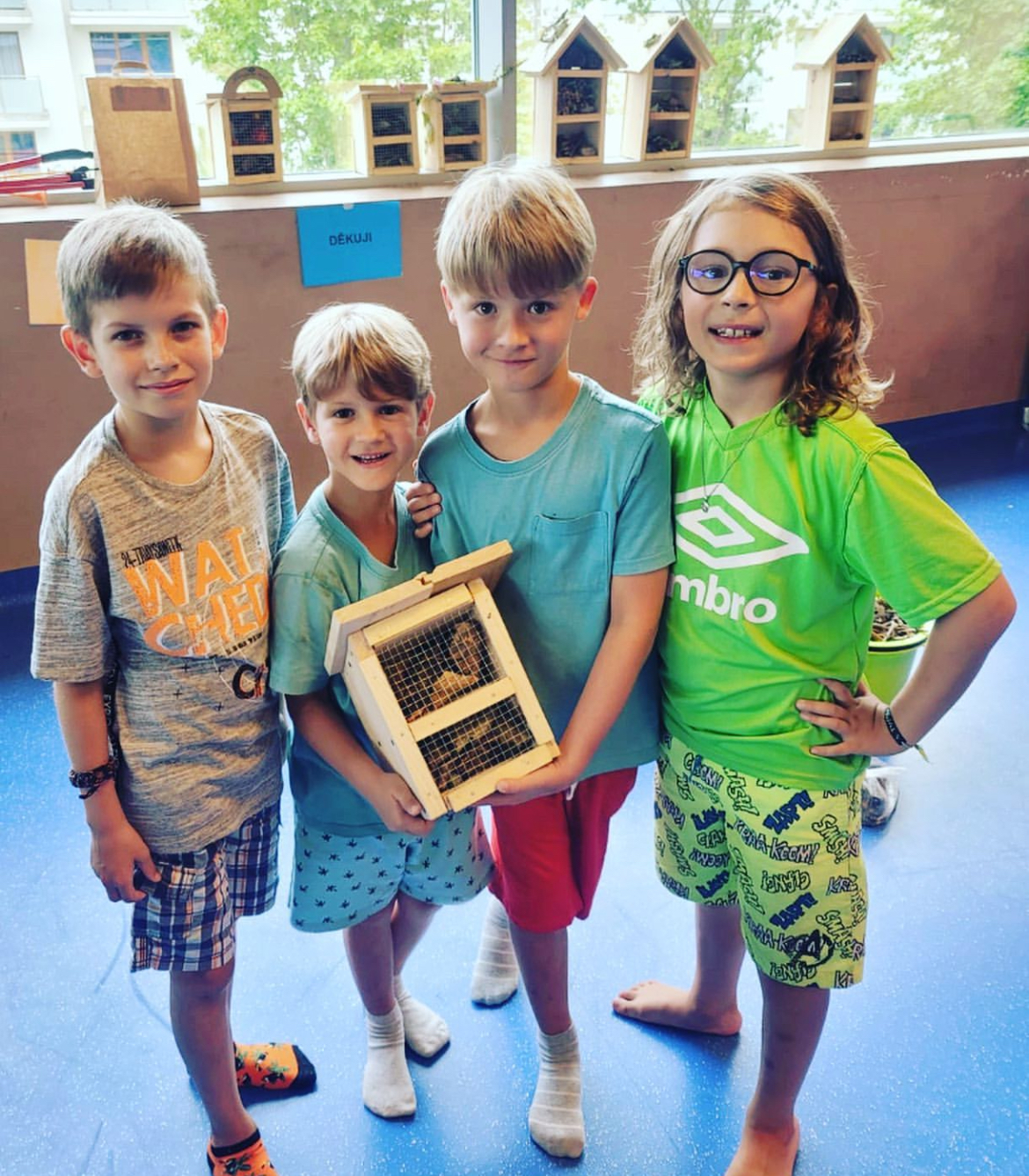 dzieci w trakcie półkolonii